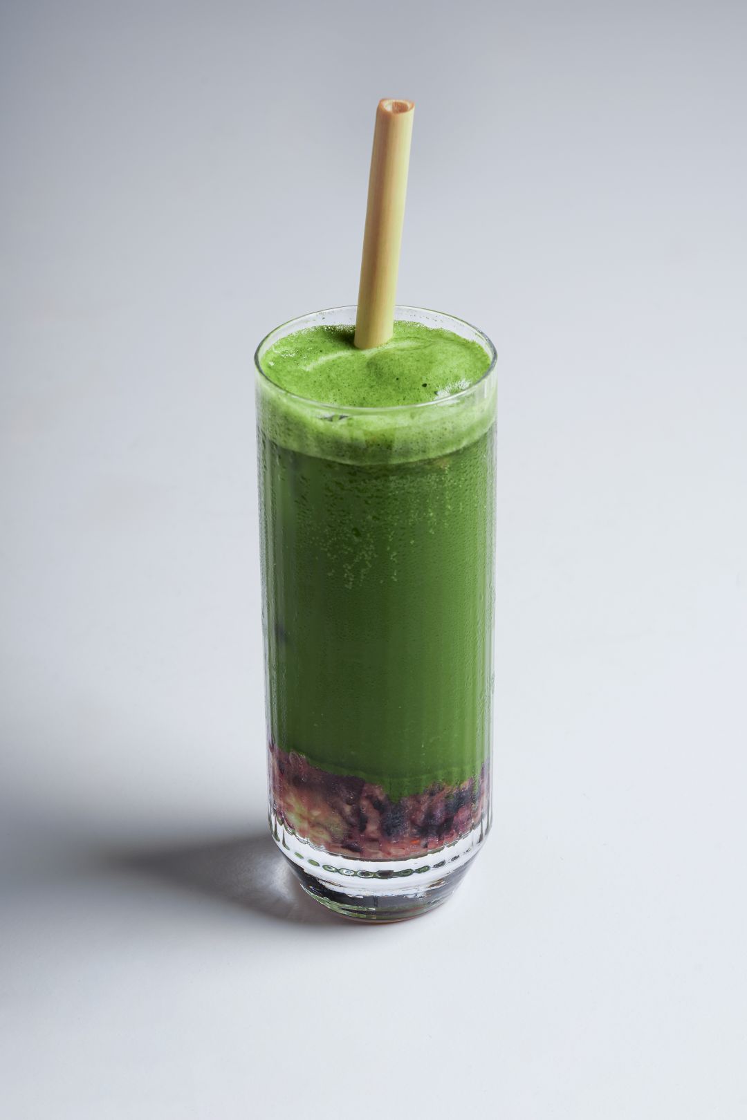 Ice Matcha Soda with Fruit