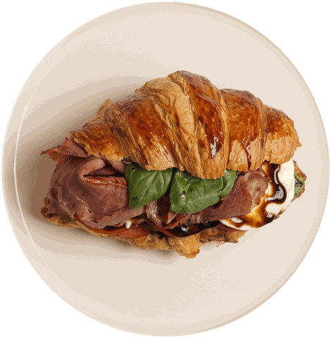 Bacon Caprese Croissant
