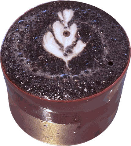 Dark Hojicha Latte