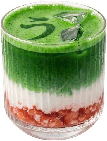 Ice Strawberry Matcha Latte