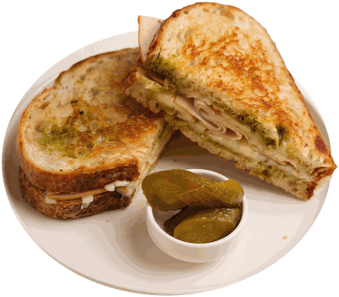 Smoked Turkey & Mozzarella Toast